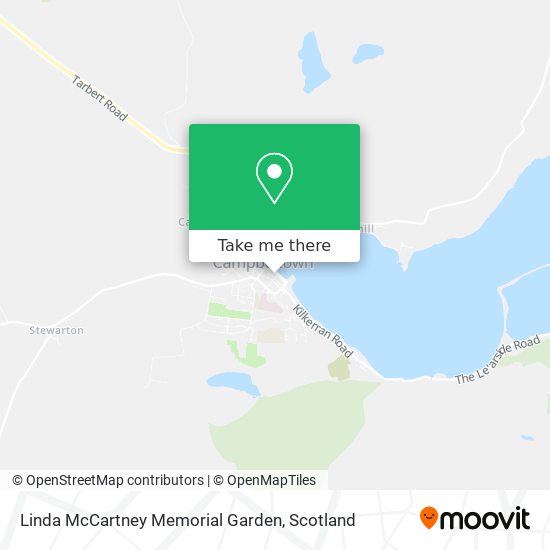 Linda McCartney Memorial Garden map