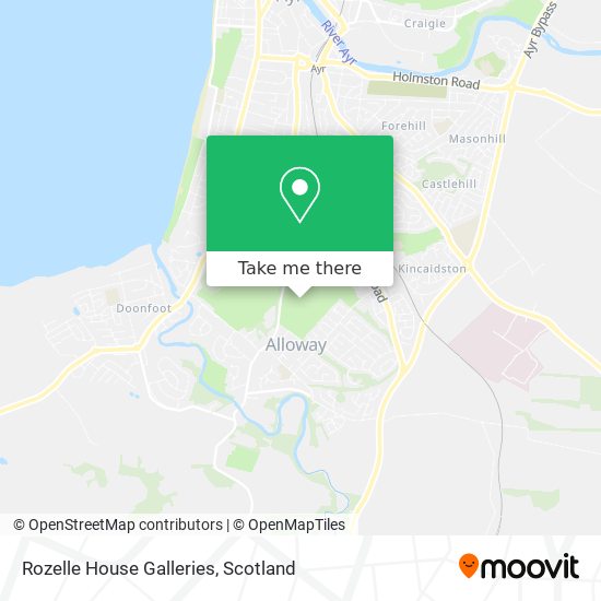 Rozelle House Galleries map