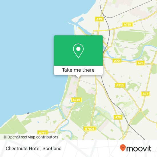 Chestnuts Hotel map