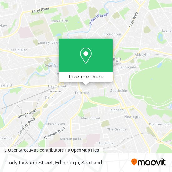 Lady Lawson Street, Edinburgh map