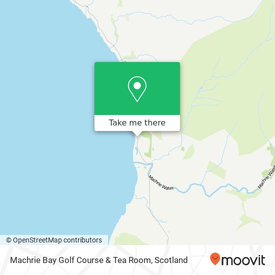Machrie Bay Golf Course & Tea Room map