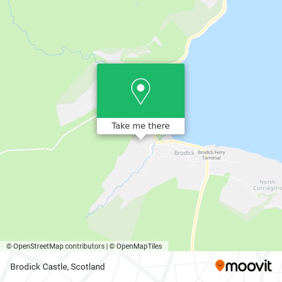 Brodick Castle map