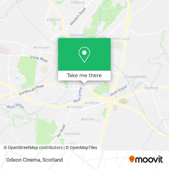 Odeon Cinema map