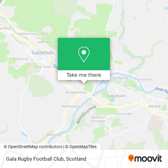 Gala Rugby  Football Club map