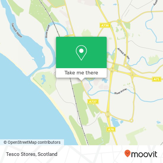 Tesco Stores map