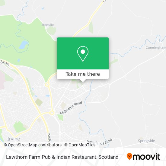 Lawthorn Farm Pub & Indian Restaurant map