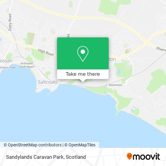 Sandylands Caravan Park map