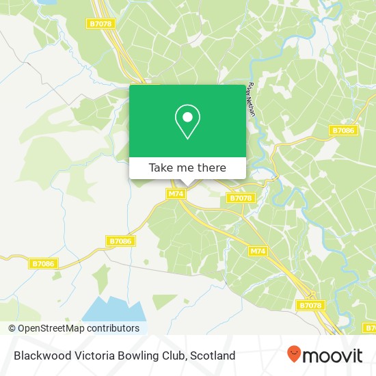 Blackwood Victoria Bowling Club map