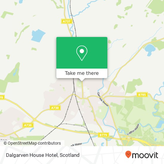 Dalgarven House Hotel map