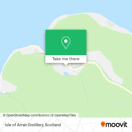 Isle of Arran Distillery map