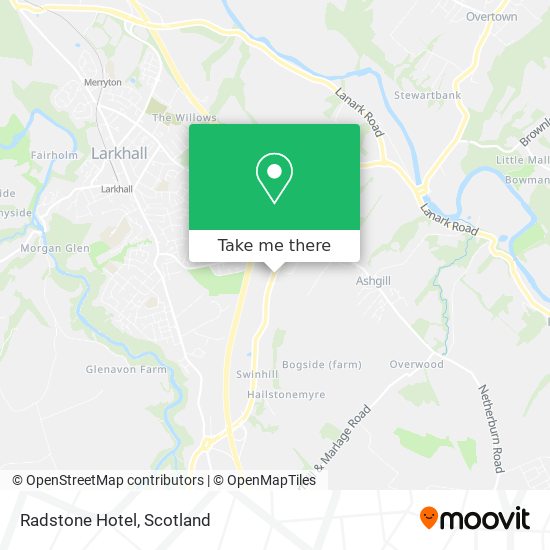 Radstone Hotel map
