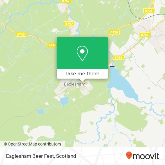 Eaglesham Beer Fest map