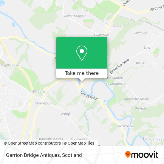 Garrion Bridge Antiques map