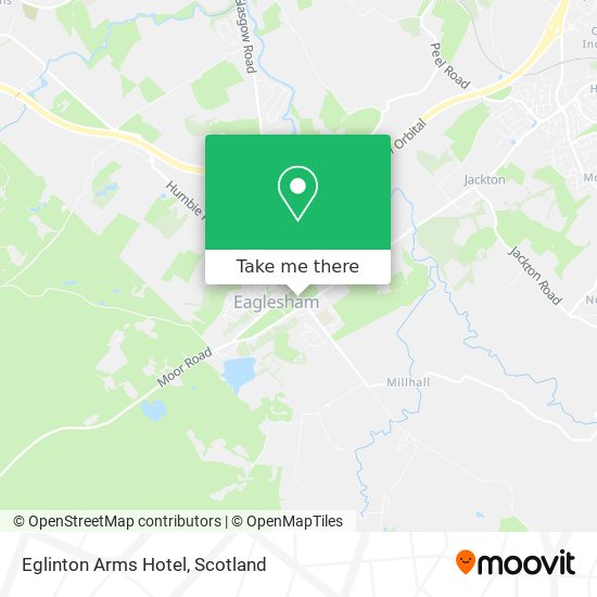 Eglinton Arms Hotel map