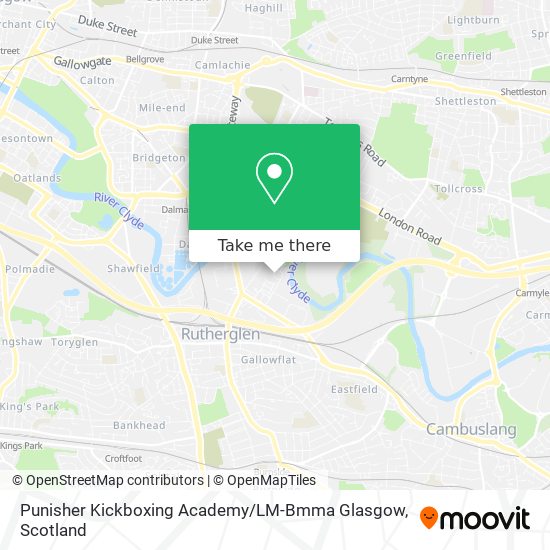 Punisher Kickboxing Academy / LM-Bmma Glasgow map