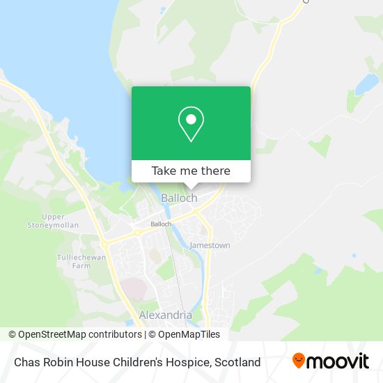 Chas Robin House Children's Hospice map
