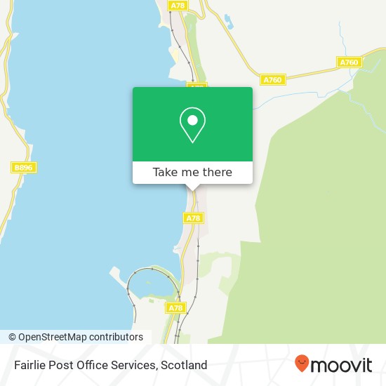 Fairlie Post Office Services map