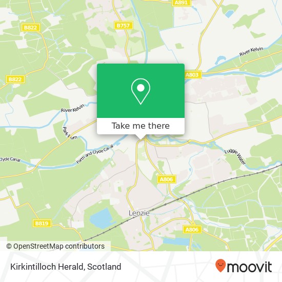 Kirkintilloch Herald map