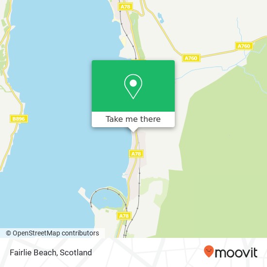 Fairlie Beach map