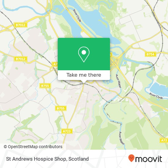 St Andrews Hospice Shop map