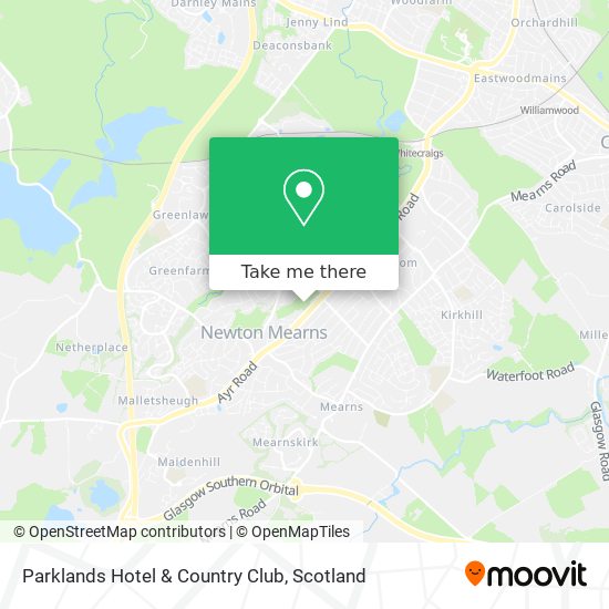 Parklands Hotel & Country Club map