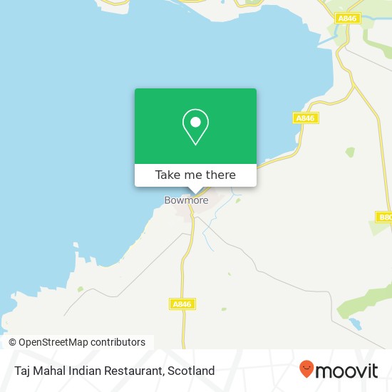 Taj Mahal Indian Restaurant map
