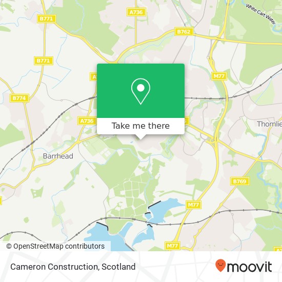 Cameron Construction map