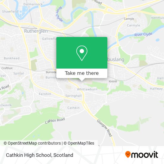 Cathkin High School map