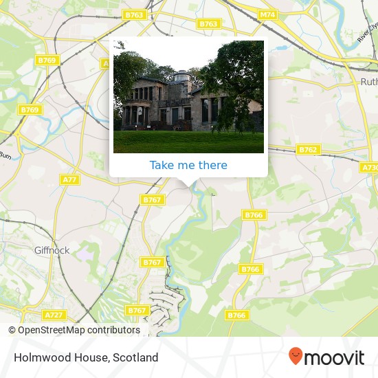 Holmwood House map