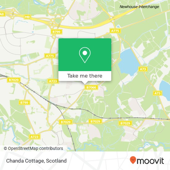 Chanda Cottage map