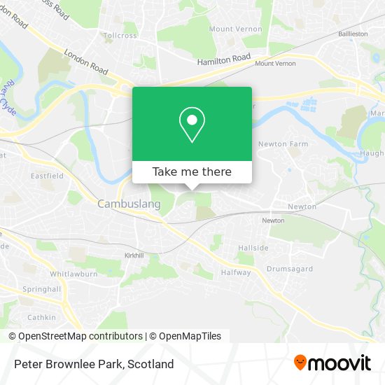 Peter Brownlee Park map