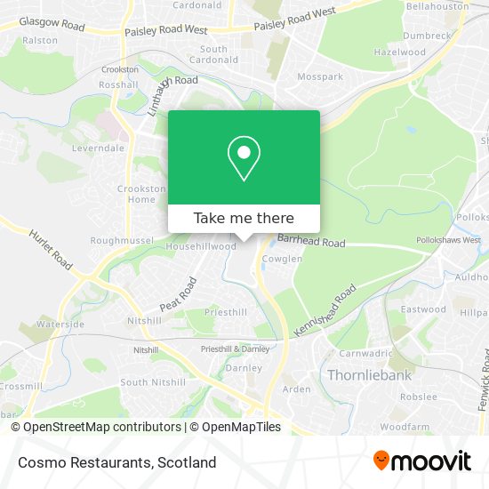 Cosmo Restaurants map