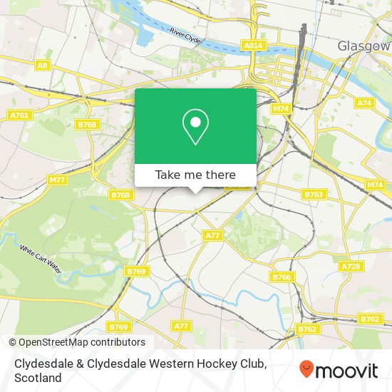 Clydesdale & Clydesdale Western Hockey Club map