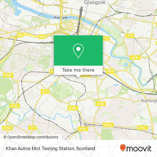 Khan Autos Mot Testing Station map