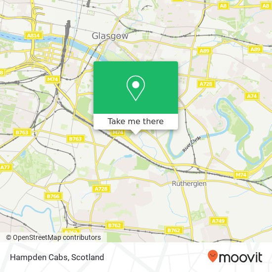 Hampden Cabs map