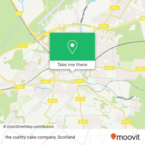 the cushty cake company map
