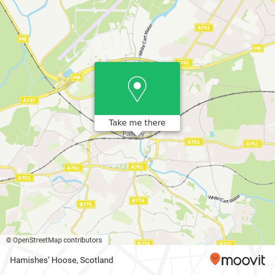 Hamishes' Hoose map