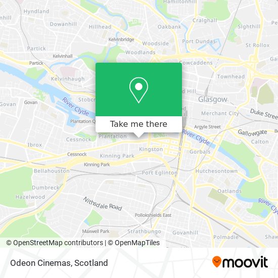 Odeon Cinemas map