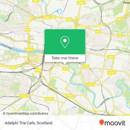 Adelphi Tria Cafe map