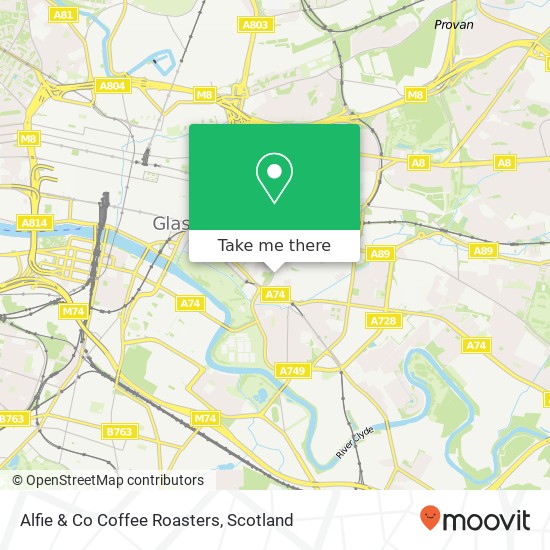 Alfie & Co Coffee Roasters map