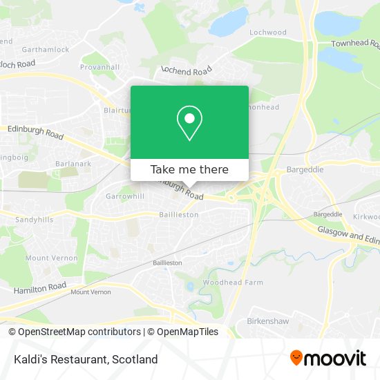 Kaldi's Restaurant map