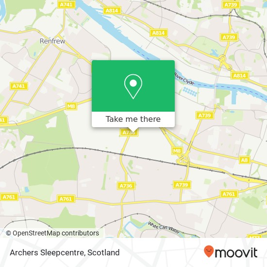 Archers Sleepcentre map