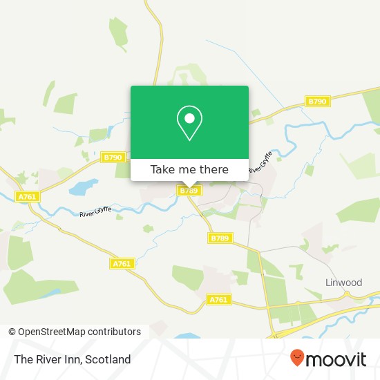 The River Inn map