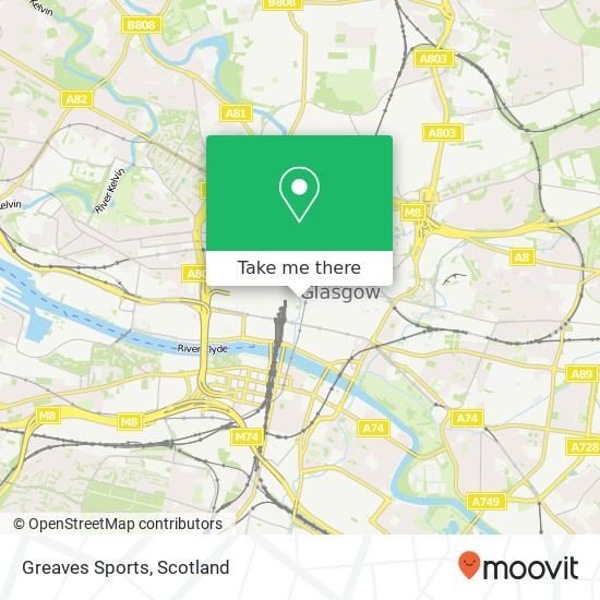 Greaves Sports map