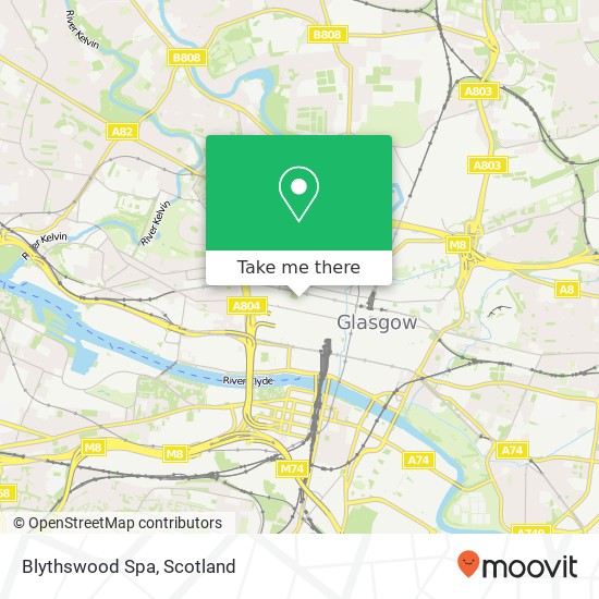 Blythswood Spa map