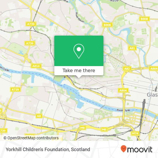 Yorkhill Children's Foundation map
