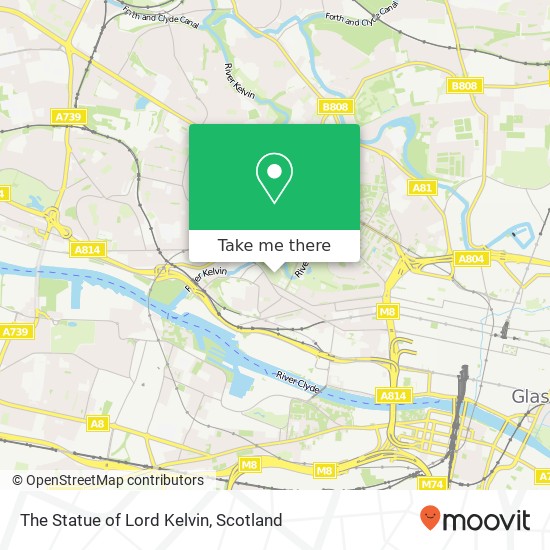 The Statue of Lord Kelvin map