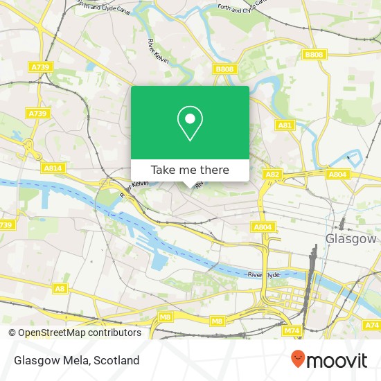 Glasgow Mela map