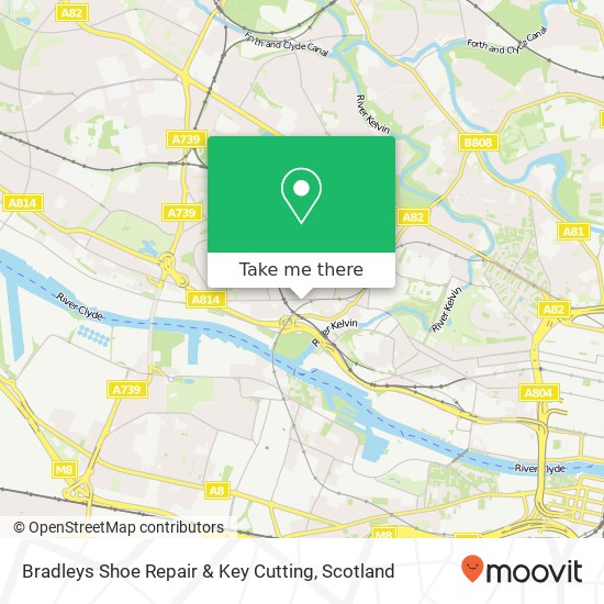 Bradleys Shoe Repair & Key Cutting map