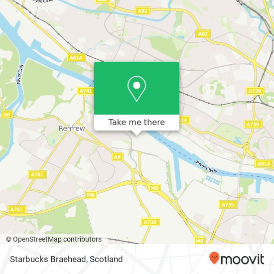 Starbucks Braehead map